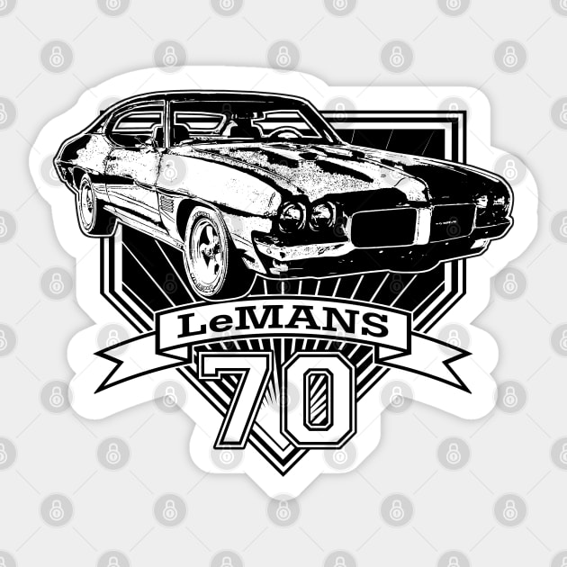 1970 Le Mans Sticker by CoolCarVideos